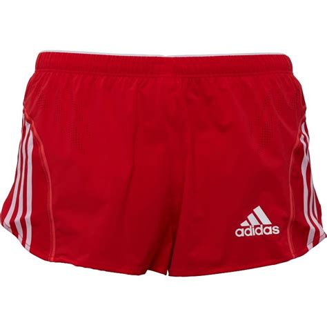 red gym shorts Adidas